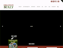 Tablet Screenshot of dreamofitaly.com